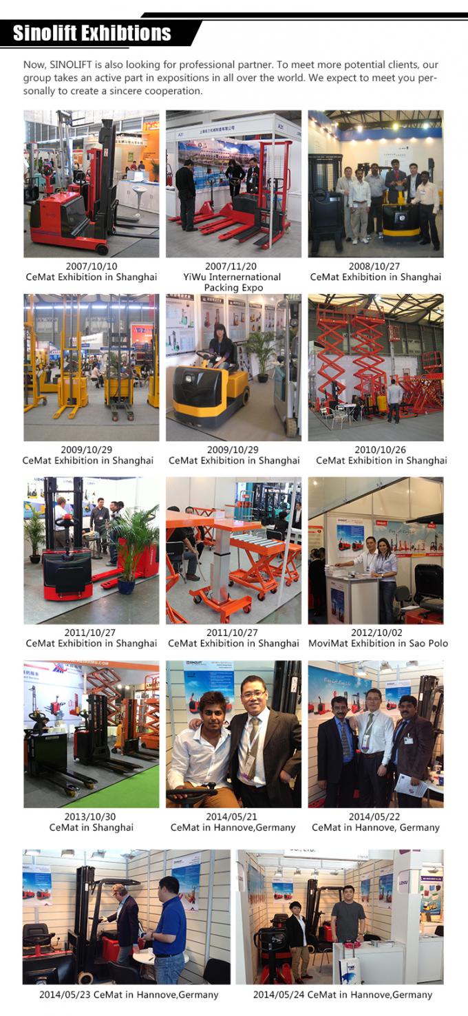 Sinolift PFR elevador manual de rolos de papel hidráulico de todas as direções 10