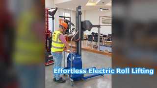 Um olhar mais atento: Levantador de rolo elétrico SINOLIFT QZA15 com mandril expansível