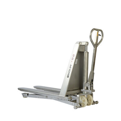 Sinolift HLT15S-I 304 Stainless Steel High Lift Pallet Truck for Warehouses, Logistics & Medical Facilities