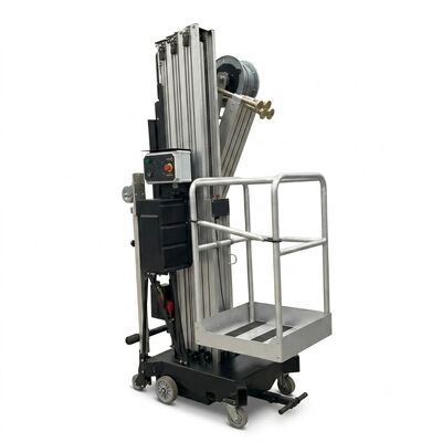 Single-Mast Inclinable Aluminum Alloy Aerial Work Platform