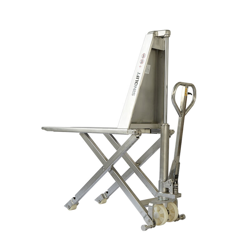 Sinolift HLT15S-I 304 Stainless Steel High Lift Pallet Truck for Warehouses, Logistics & Medical Facilities